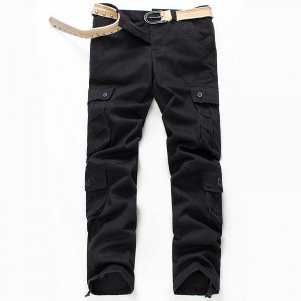Foreign trade trousers men's multi-pocket trousers autumn new men's casual loose men's trousers work clothes trousers 