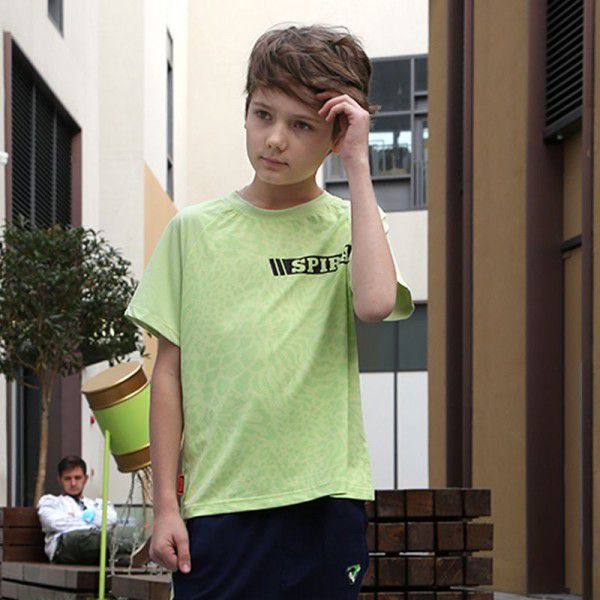 Children's wear boy's short-sleeved T-shirt children's sports comfort breathable new round neck casual top in spring and summer 2022 
