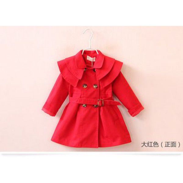 Cross-border children's coat a new spring and spring cotton girls' windbreaker Korean baby coat wholesale 