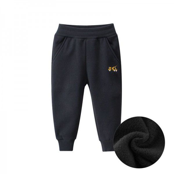 Children's clothing autumn and winter new product children's plush trousers baby pants baby pants baby pants