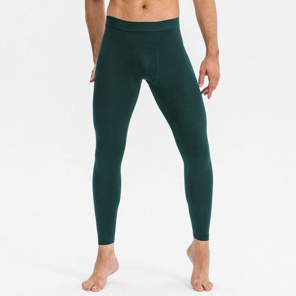 Men's tight-fitting fitness pants training quick-drying breathable sports pants moisture absorption and sweat-wicking stretch running pants 11323 