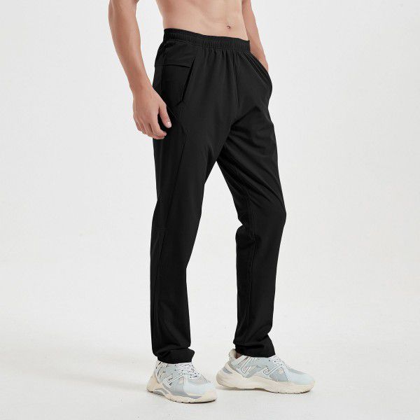 A man's quick-drying sports pants, running fitness pants, stretch comfortable casual sports pants 