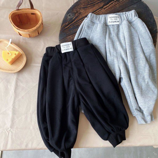 Spring new Korean children's casual sports pants for boys and girls