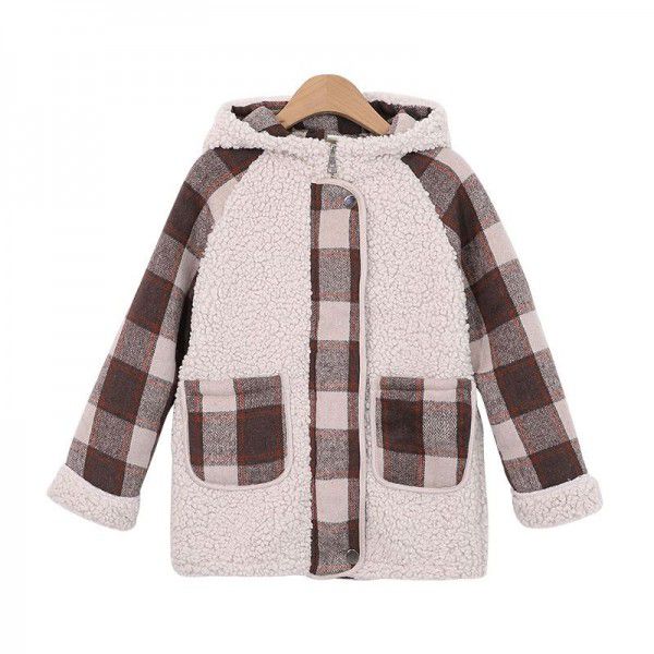 Korean children's clothing 2021 autumn and winter new children's casual coat in the middle of big children's foreign style top girls' wool sweater fashionable 