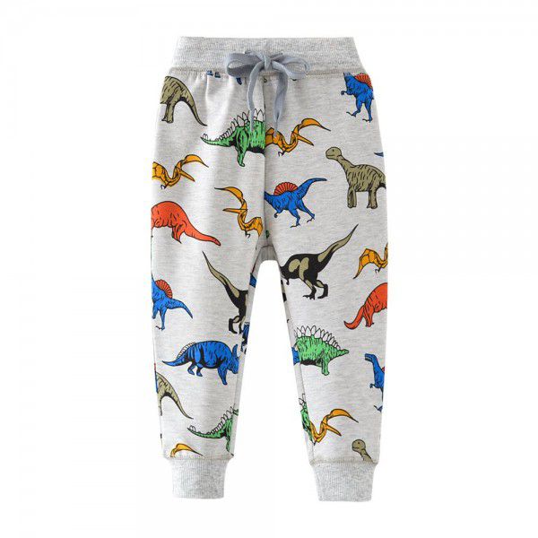Boys' trousers Children's knitting trousers Cartoon sweater trousers Autumn new style children's trousers 