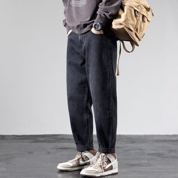 Autumn fashion long jeans men's Korean fashion ANSICARD casual jeans men's slim pants 6817 