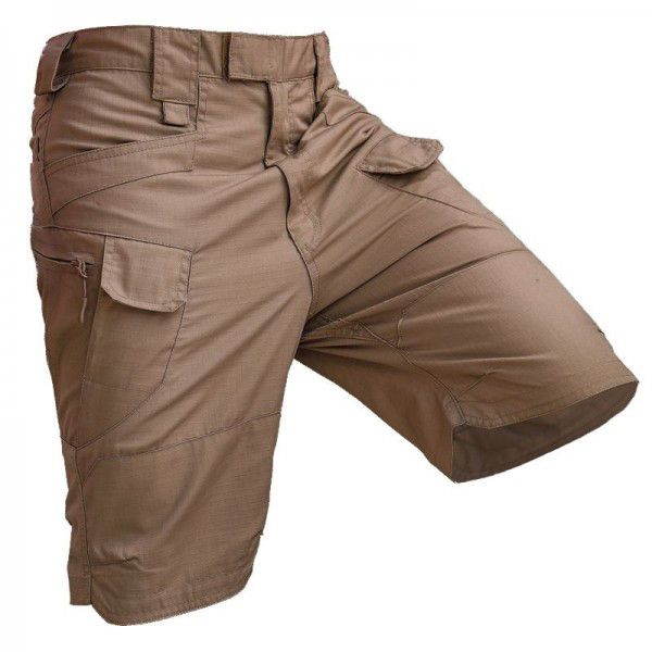 Best-selling IX7 urban tactical shorts outdoor work shorts men's tactical pants plaid fabric produced and sold 