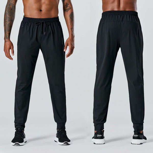 Cross-border quick-selling men's sports casual pants 21 spring and summer new running quick-drying training pants small leg closing pants 