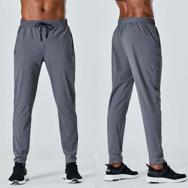 Cross-border quick-selling men's sports casual pants 21 spring and summer new running quick-drying training pants small leg closing pants 