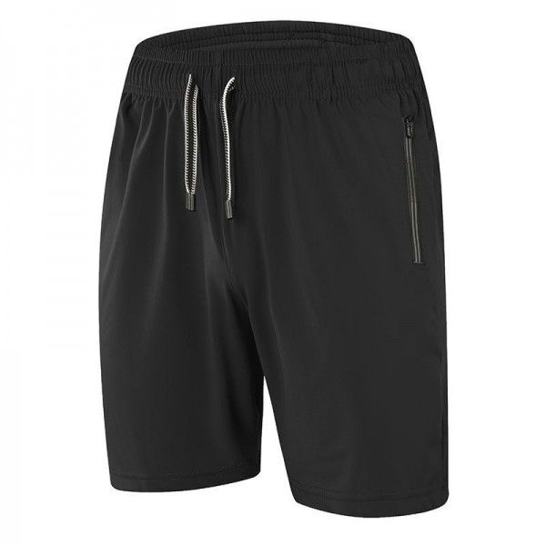 Quick-drying sports shorts for men's running training, light, loose and breathable, large five-point belt and pants rope