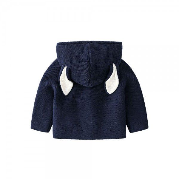 Baby autumn and winter new product children's sweater baby rabbit warm coat cute baby clothing knitted coat