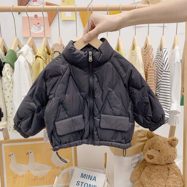 Boys and girls light and thin down cotton children's coat baby foreign autumn and winter clothes baby children's clothes