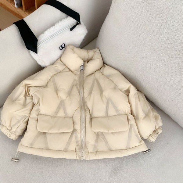 Boys and girls light and thin down cotton children's coat baby foreign autumn and winter clothes baby children's clothes